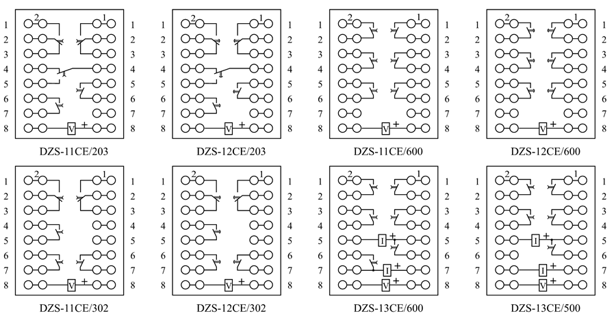 DZS-13CE/500內(nèi)部接線(xiàn)圖